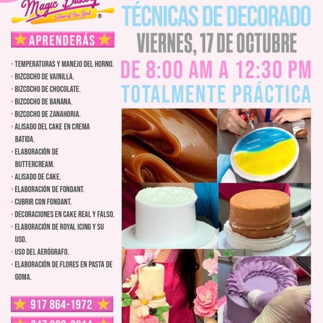 MASTER CLASS DE REPOSTERÍA NIVEL I