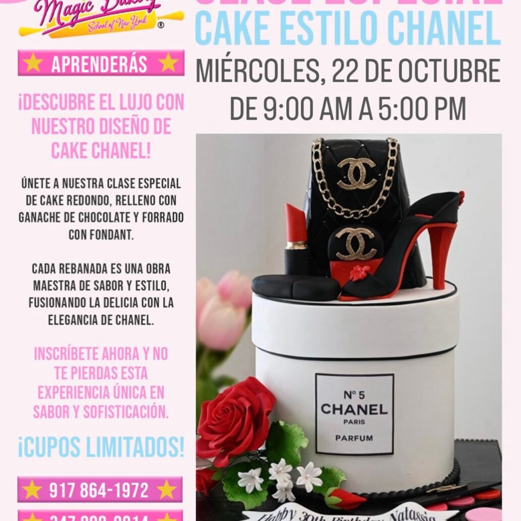 Clase Especial Cake Estilo Chanel