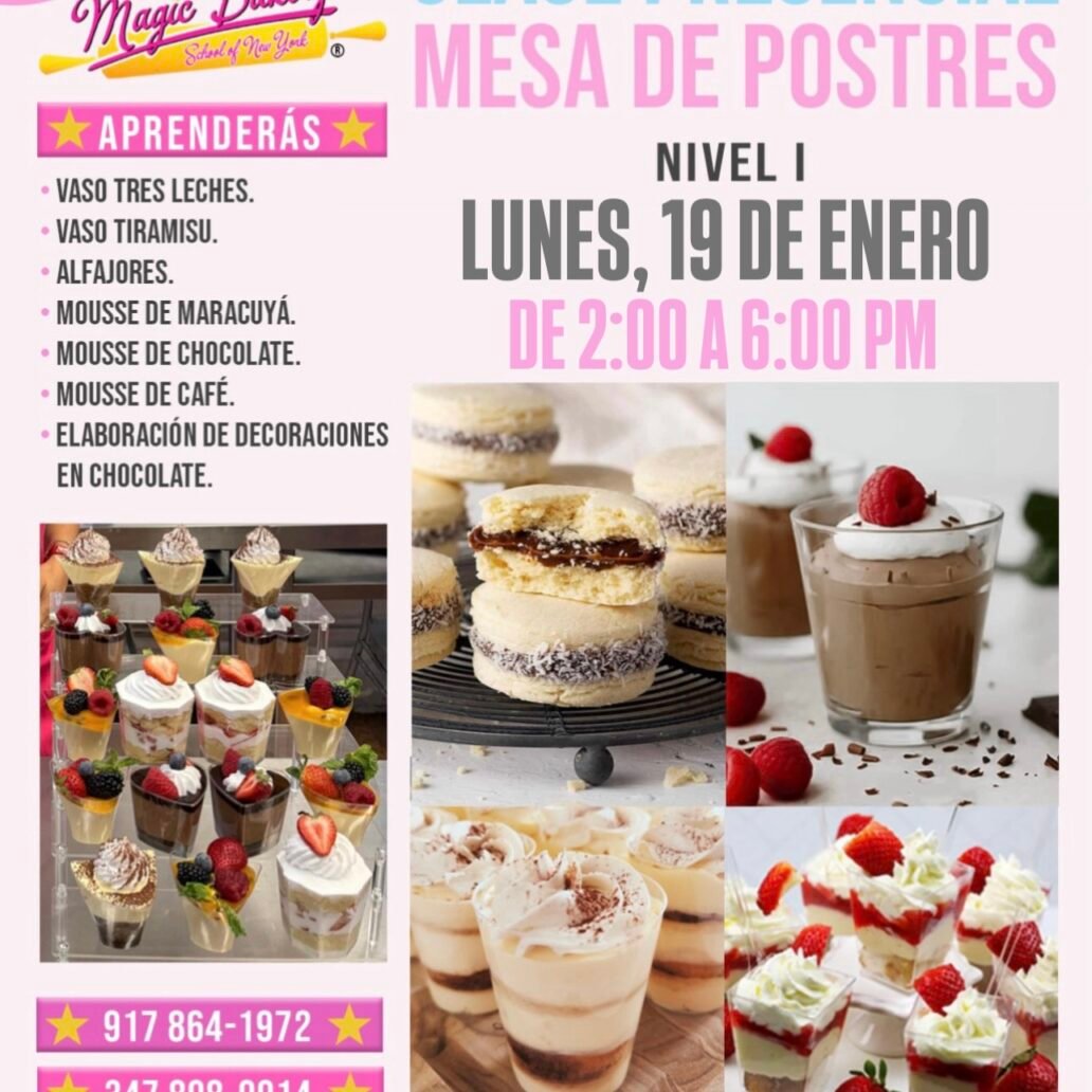 Clase Mesa Postres Nivel I