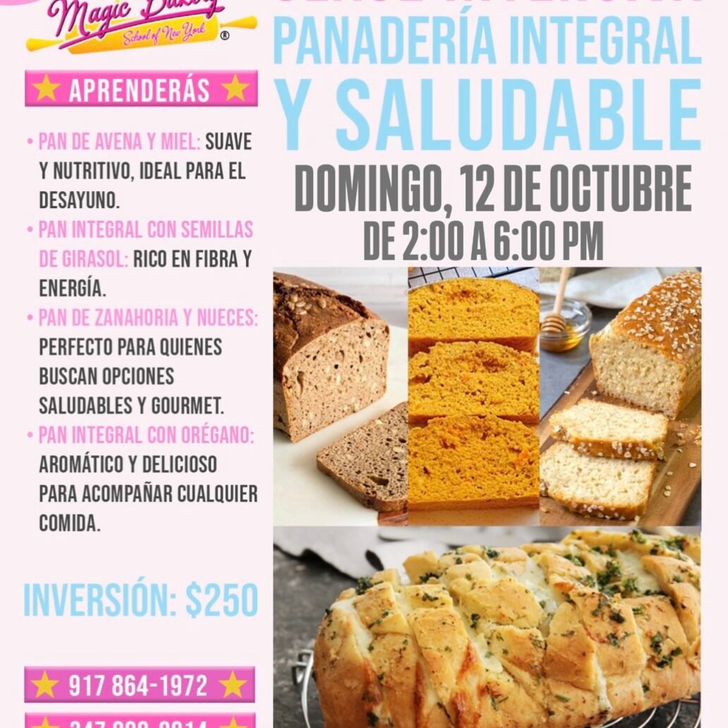 Clase Intensiva: Panadería Integral y Saludable