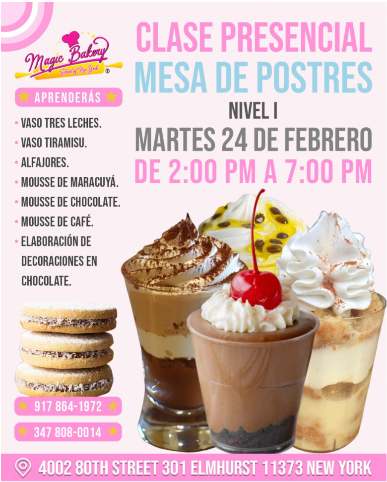 Mesa de Postres Nivel I