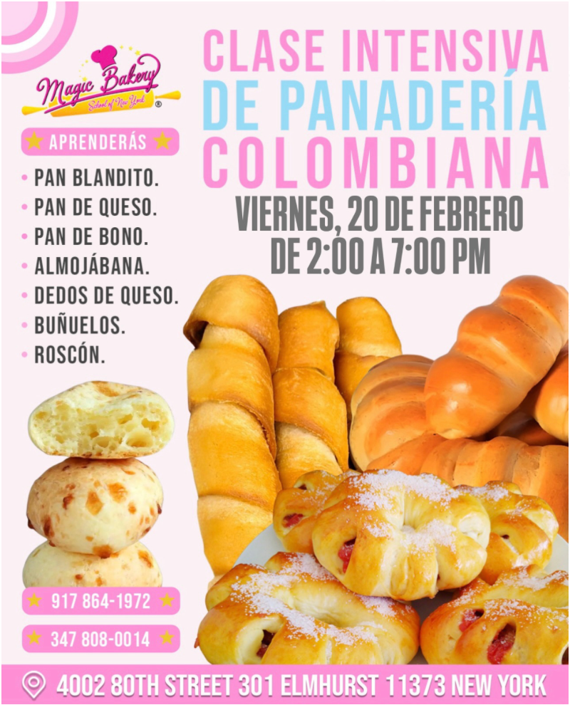 Clase Panadería Colombiana