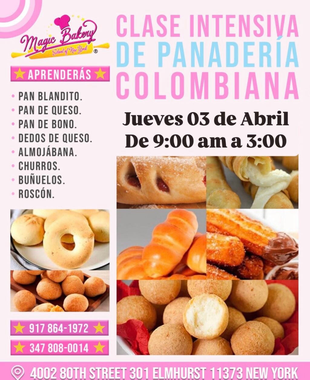 Clase Panadería Colombiana