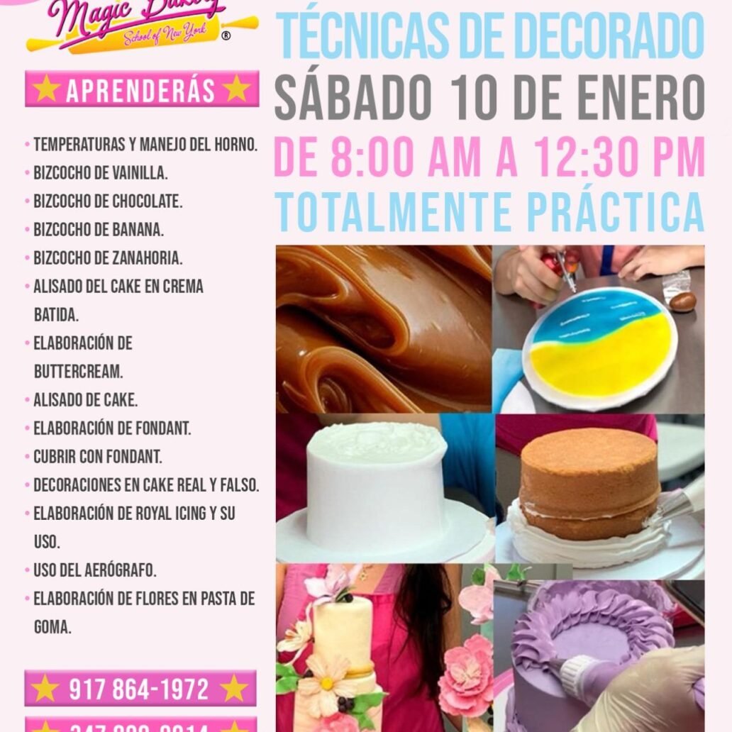 MASTER CLASS DE REPOSTERÍA NIVEL I