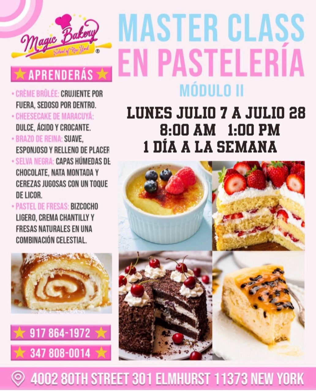 Master Class Pasteleria Nivel II