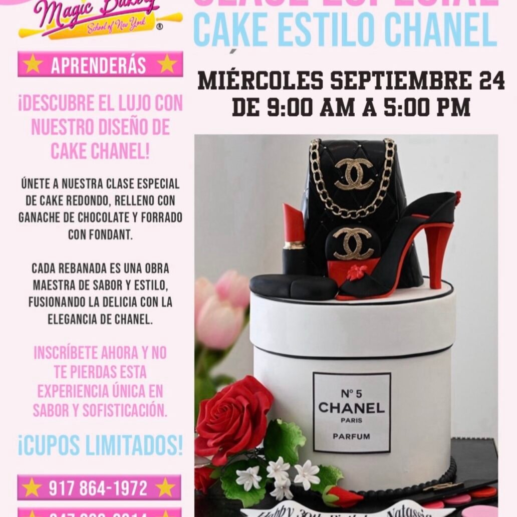 Clase Especial Cake Estilo Chanel