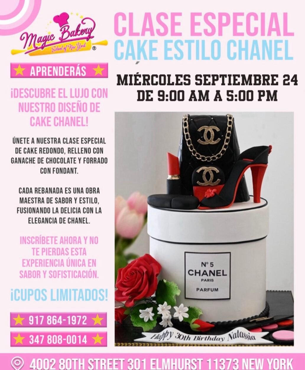 Clase Especial Cake Estilo Chanel