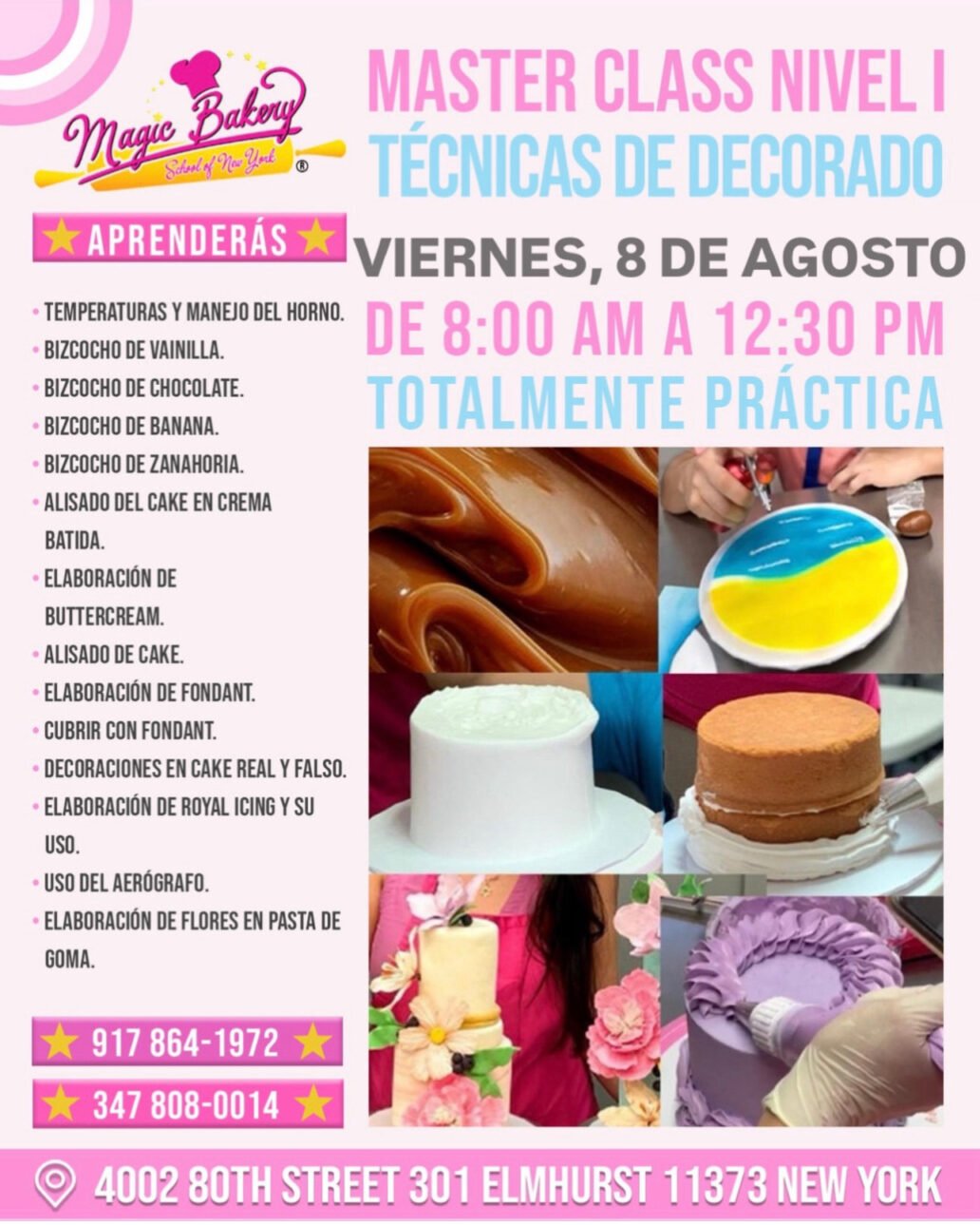 MASTER CLASS DE REPOSTERÍA NIVEL I