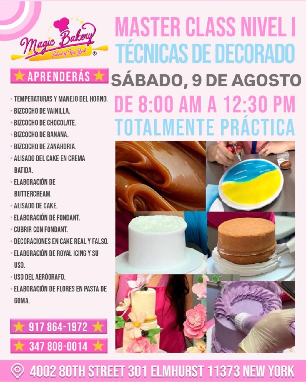 MASTER CLASS DE REPOSTERÍA NIVEL I - Imagen 3