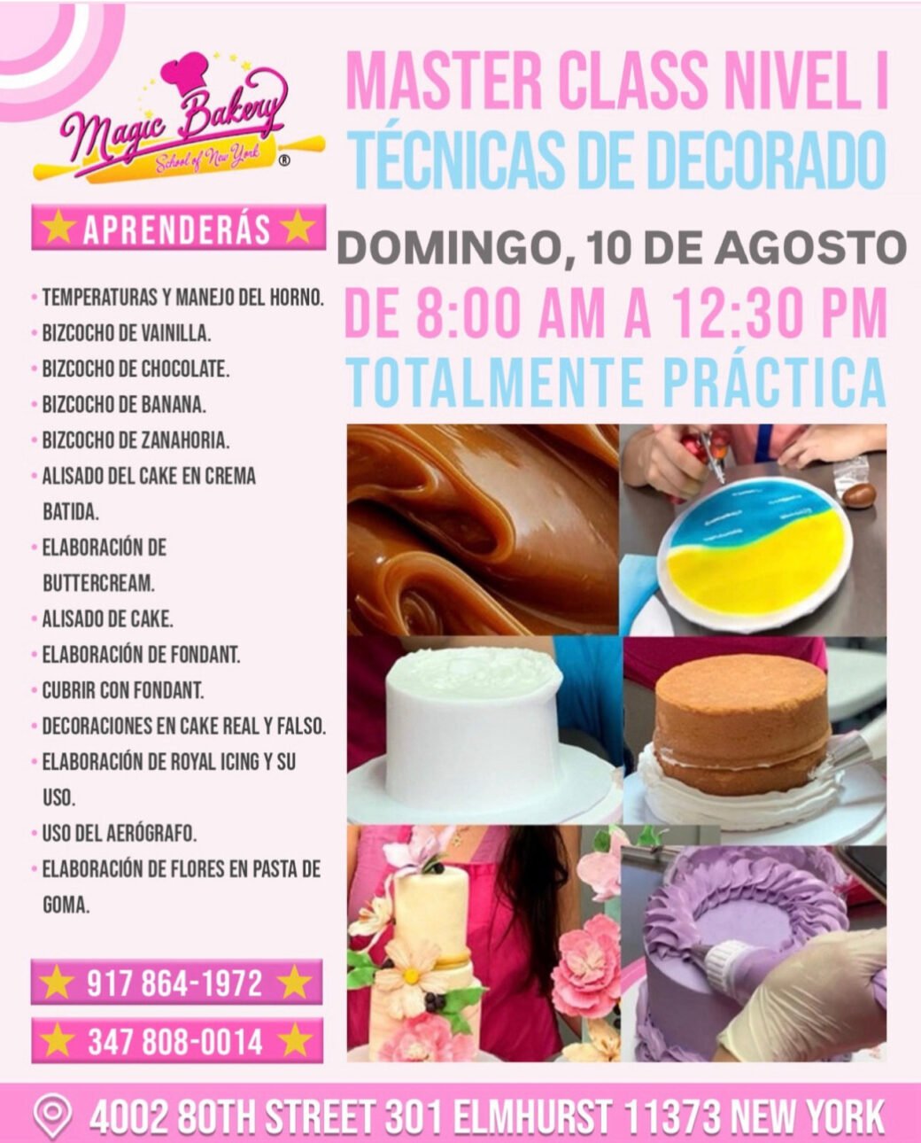 MASTER CLASS DE REPOSTERÍA NIVEL I - Imagen 4