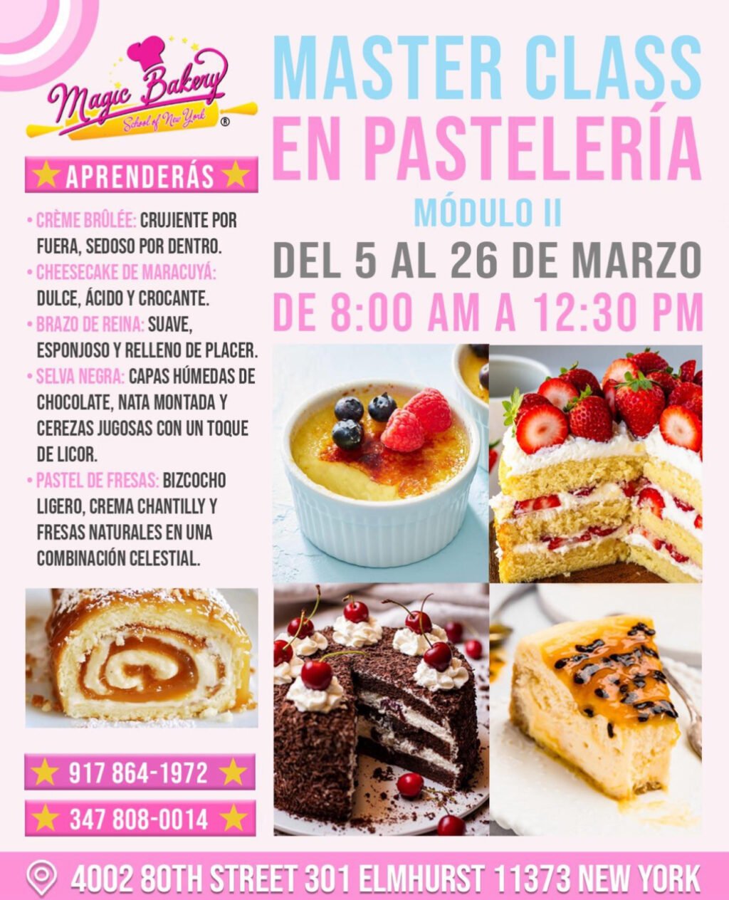 Master Class Pasteleria Nivel II