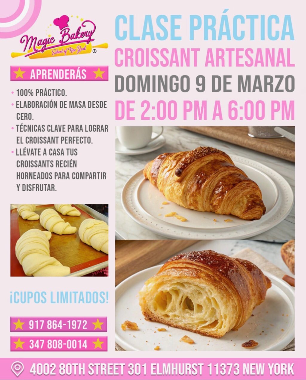 Clase Croissant Artesanal