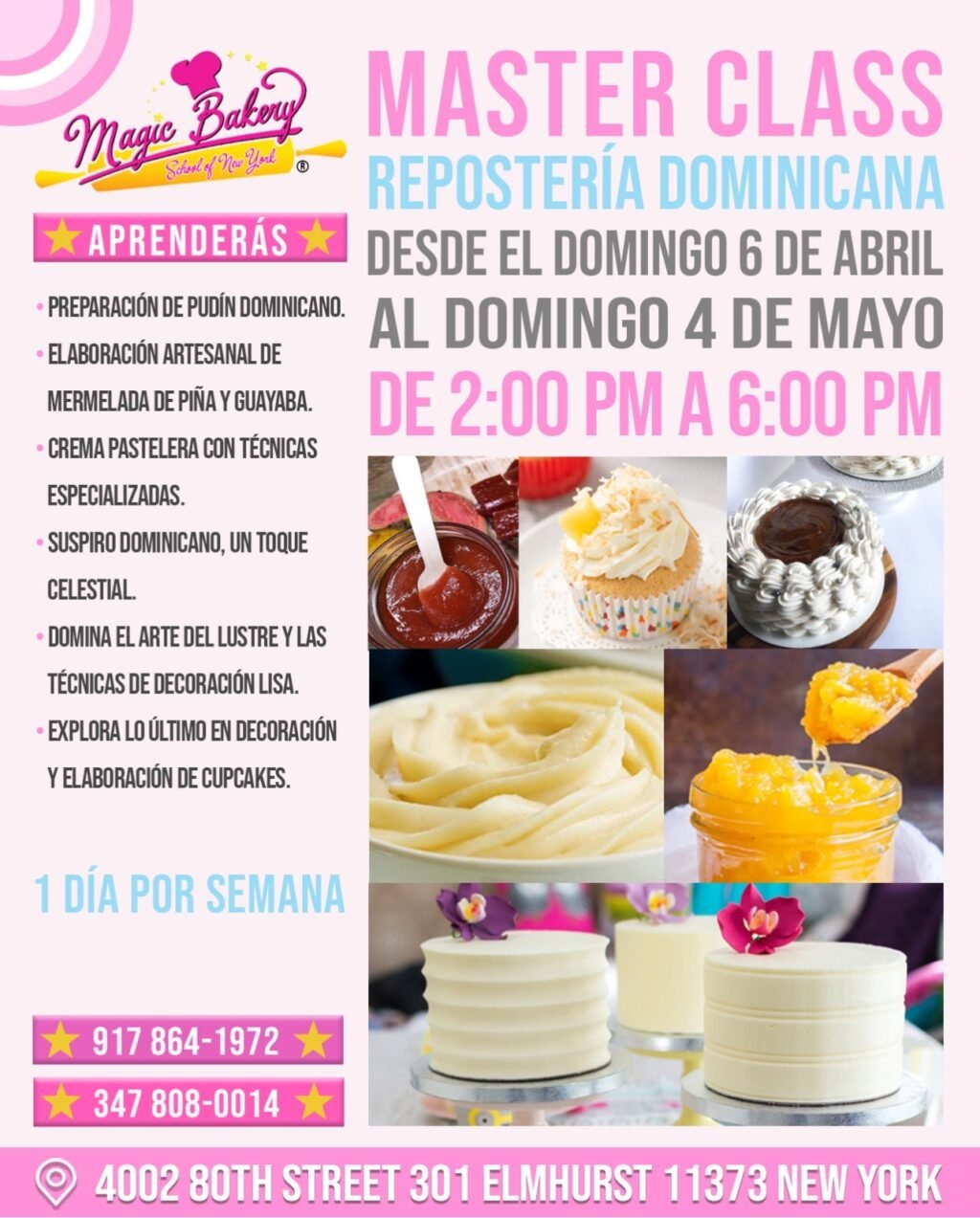 Master Class Pasteleria Dominicana