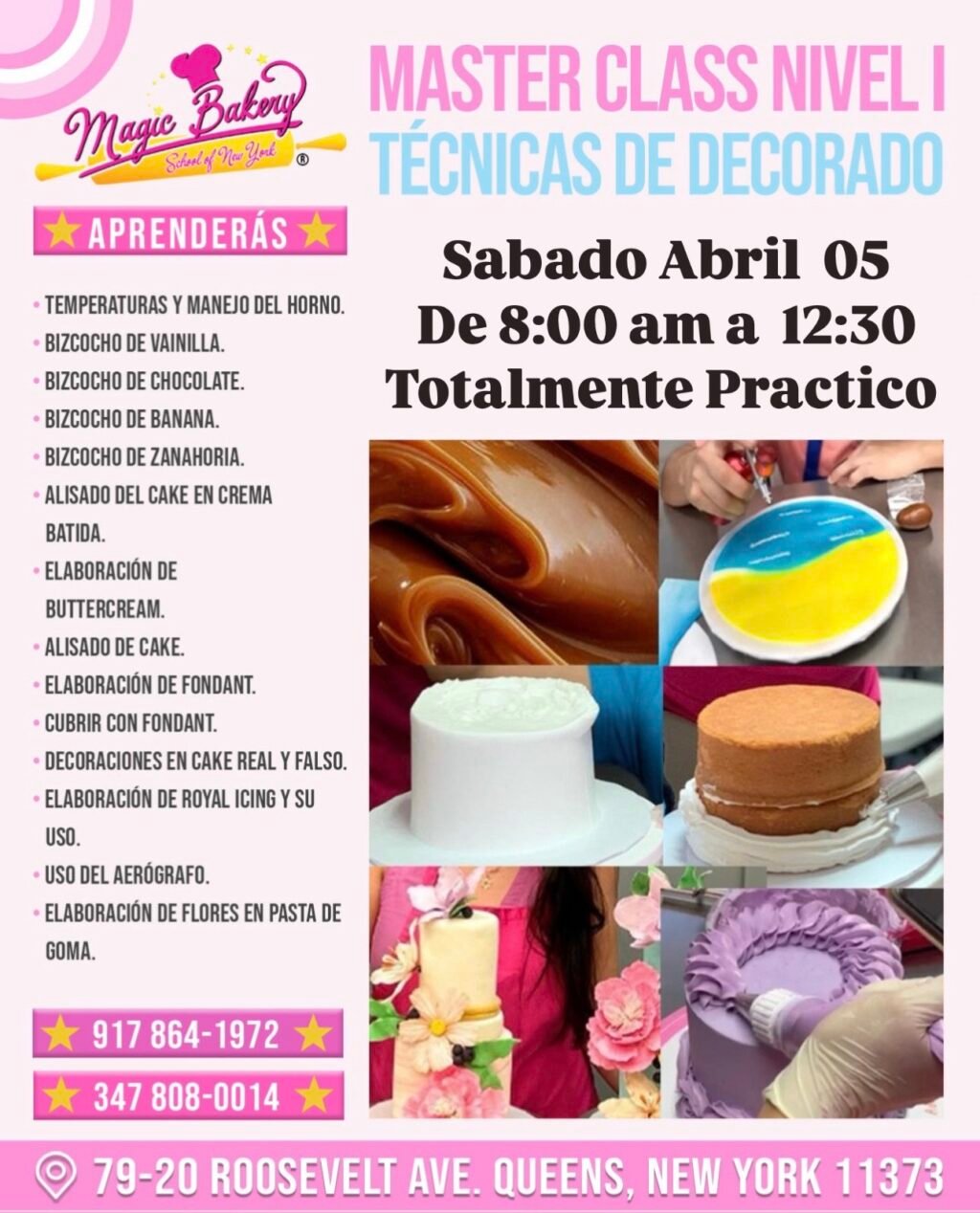 Master Class Reposteria Nivel 1 Abril 5