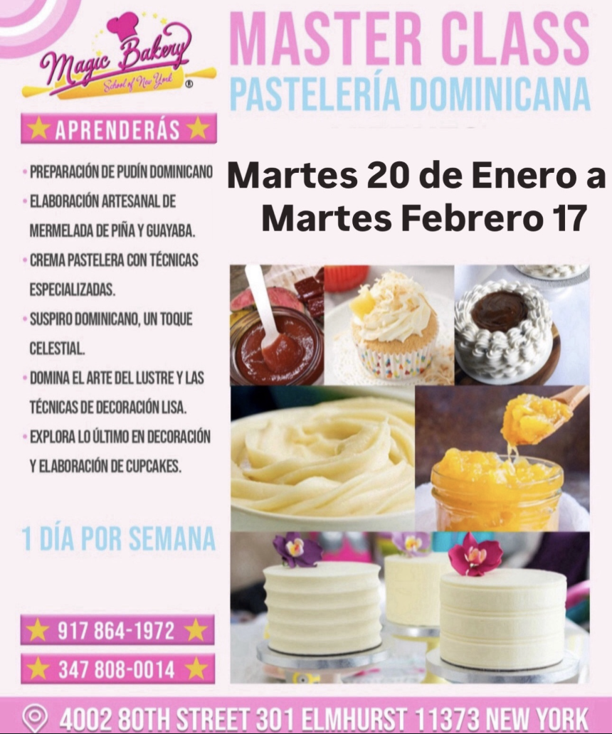 Master Class Pasteleria Dominicana