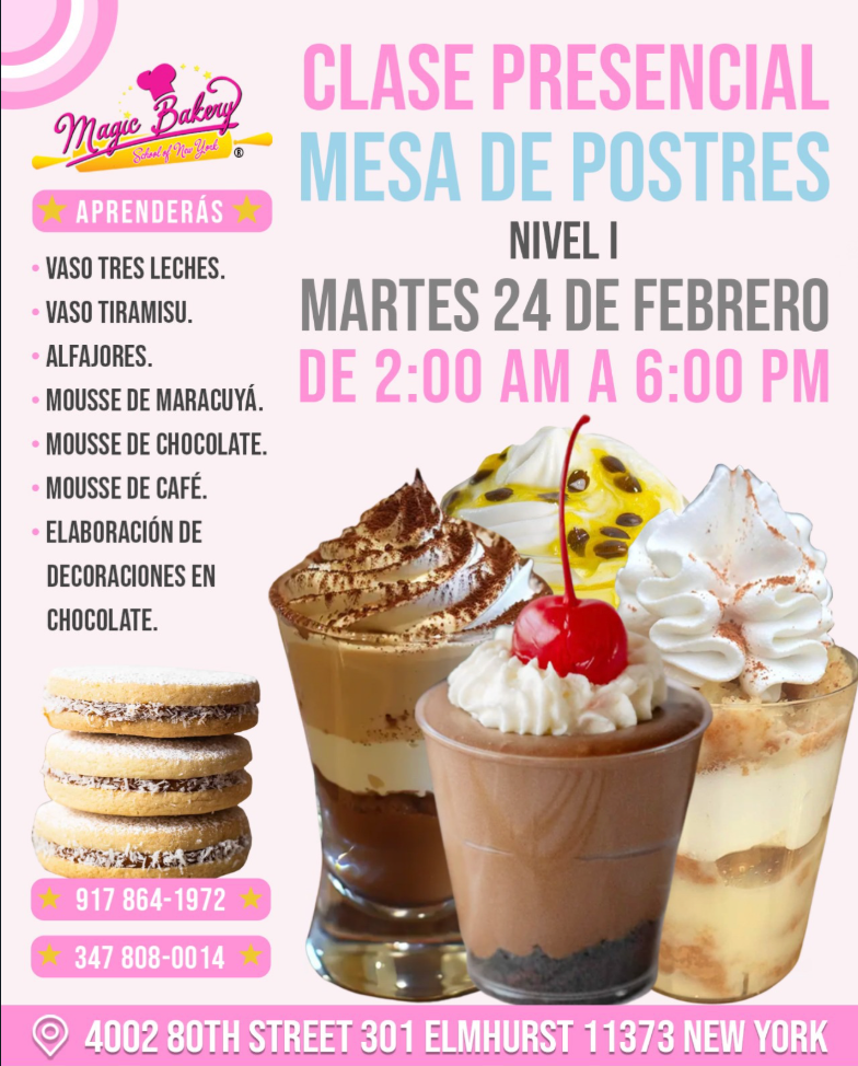 Mesa de Postres Nivel I