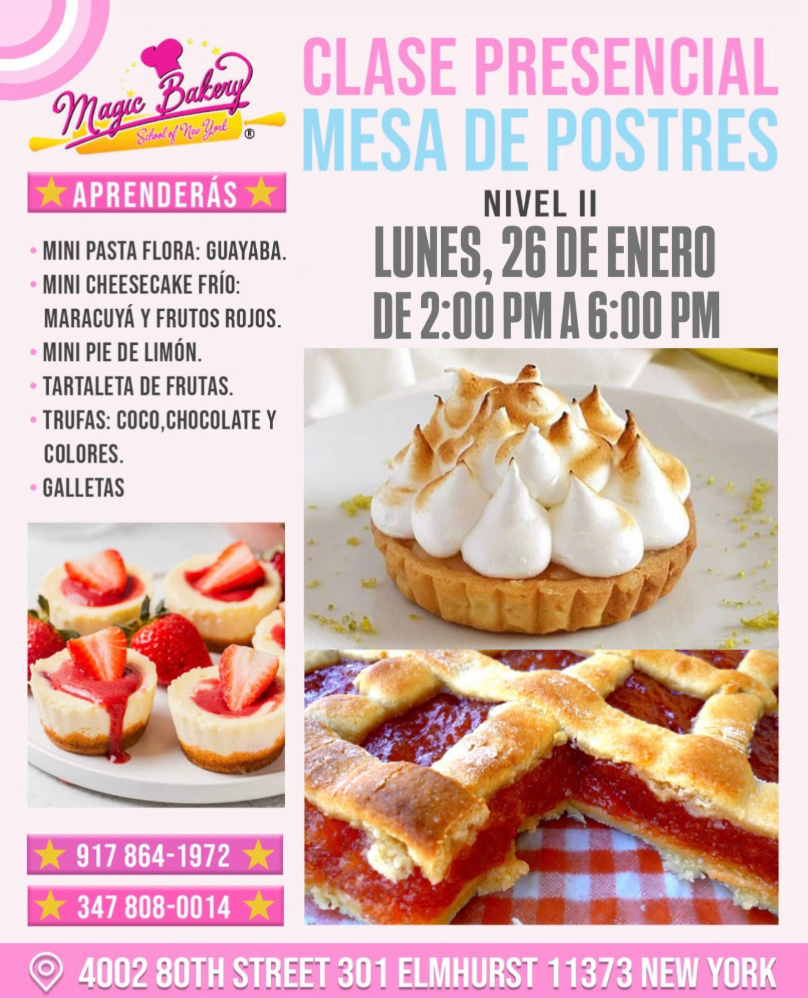 Mesa de Postres Nivel II