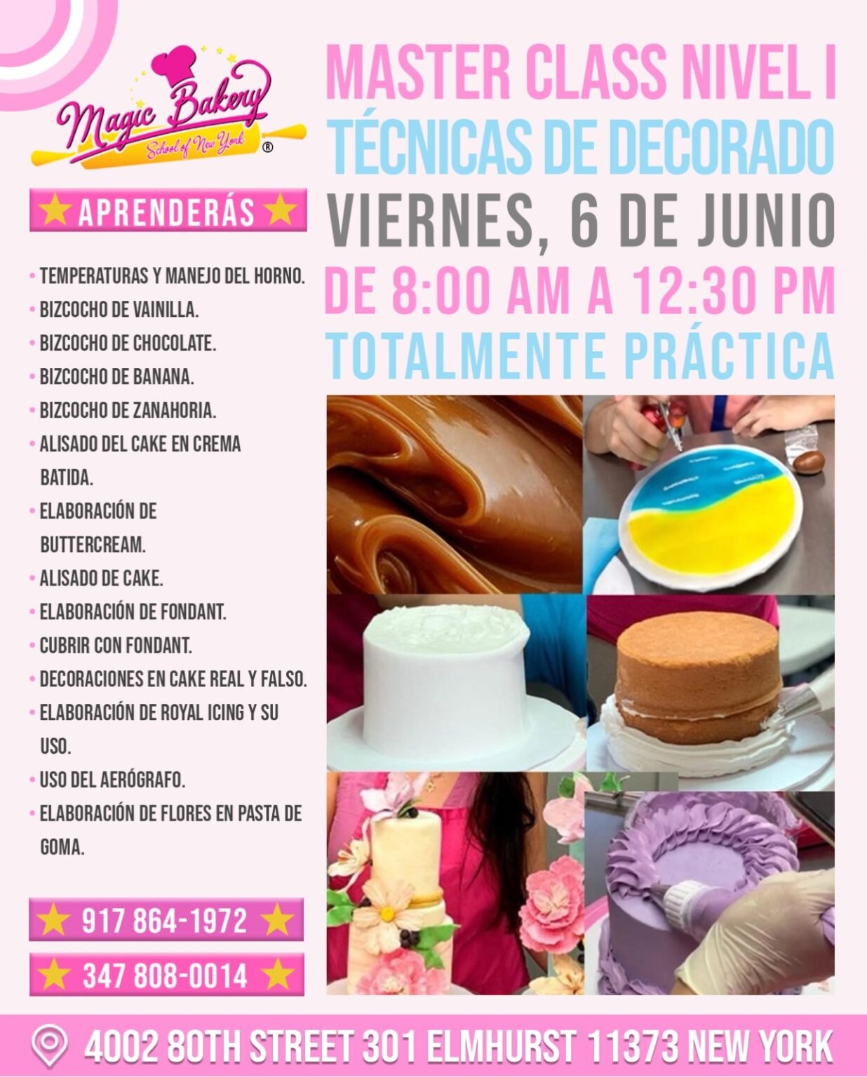MASTER CLASS DE REPOSTERÍA NIVEL I - Imagen 4