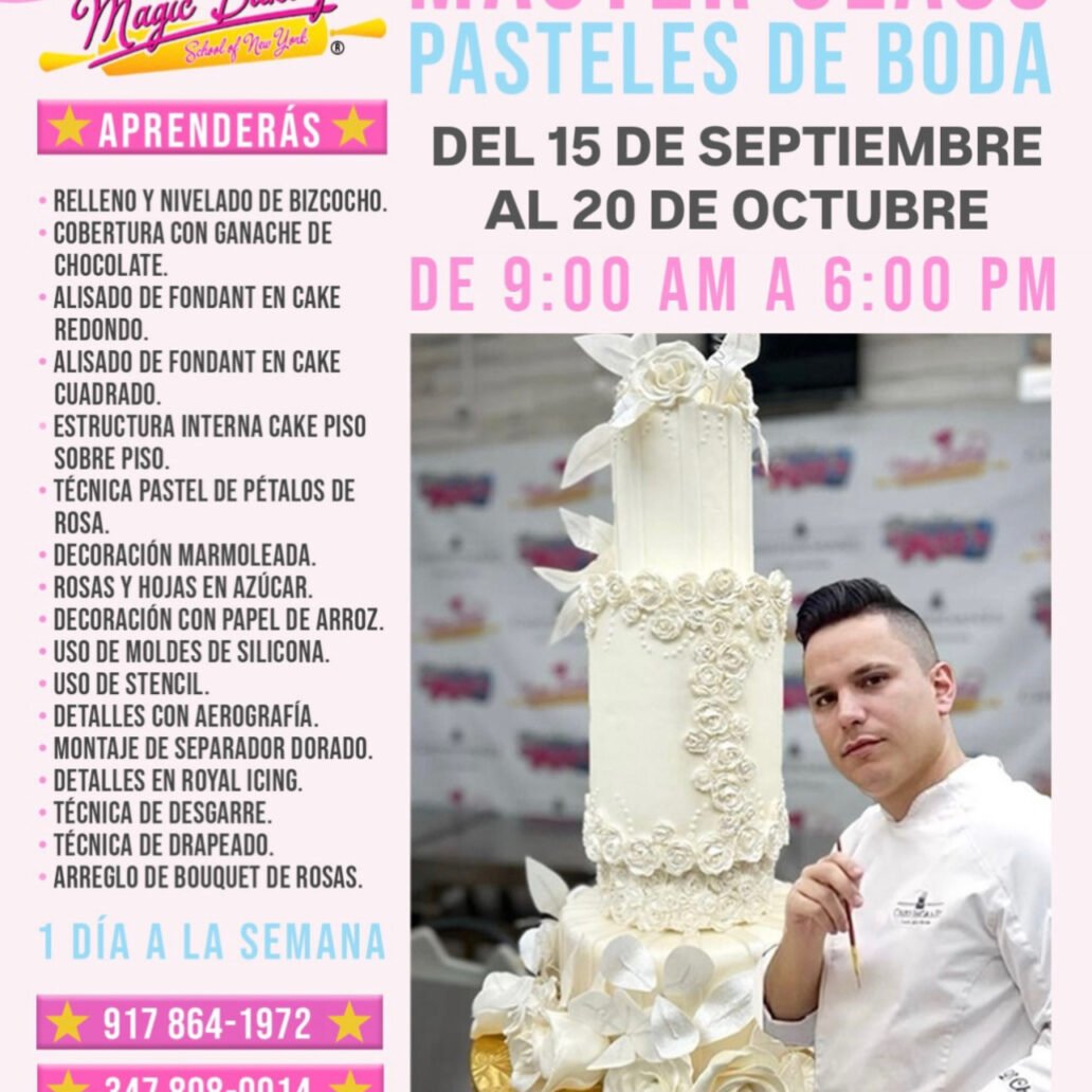 Master Class Wedding Cake en Fondant