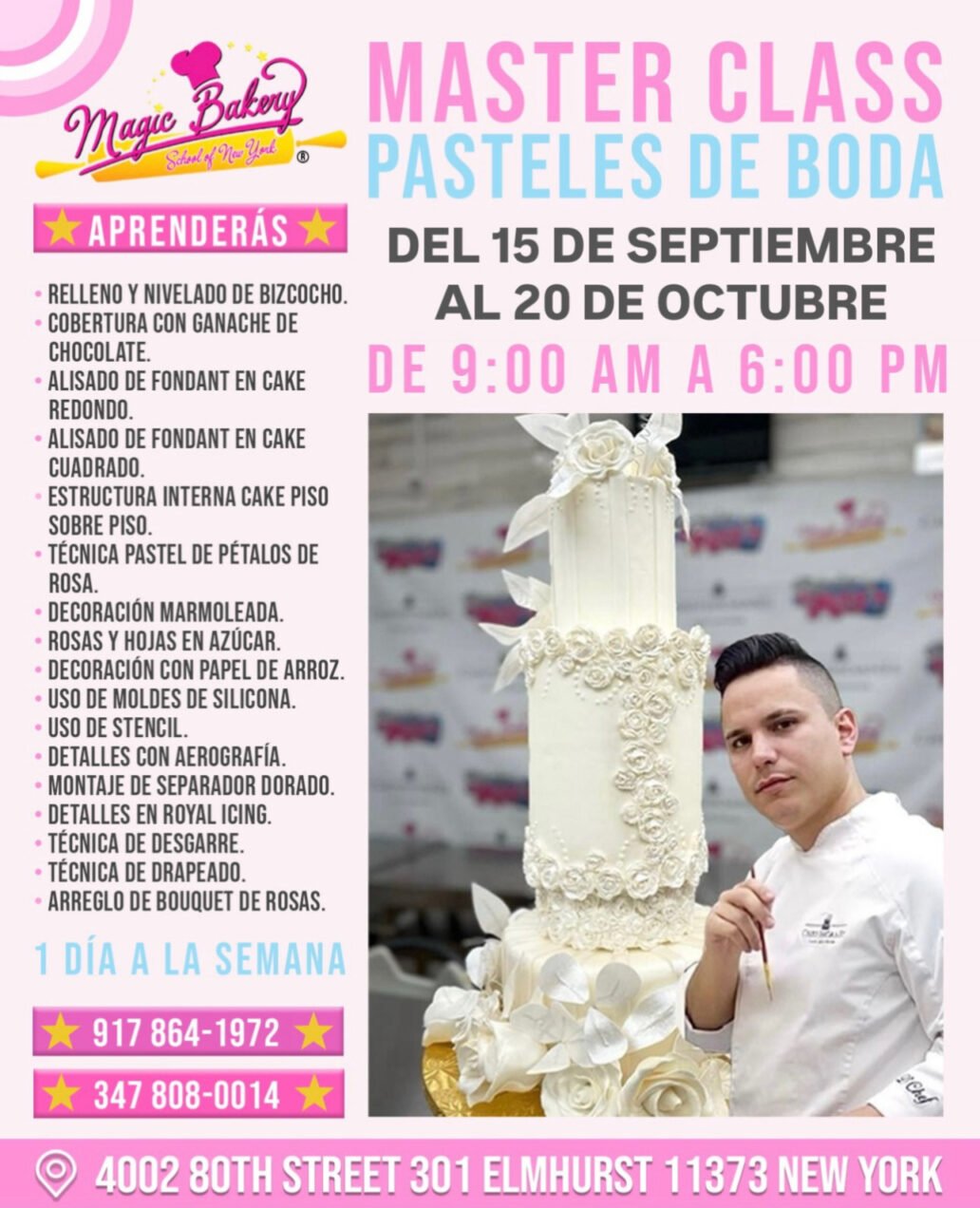 Master Class Wedding Cake en Fondant