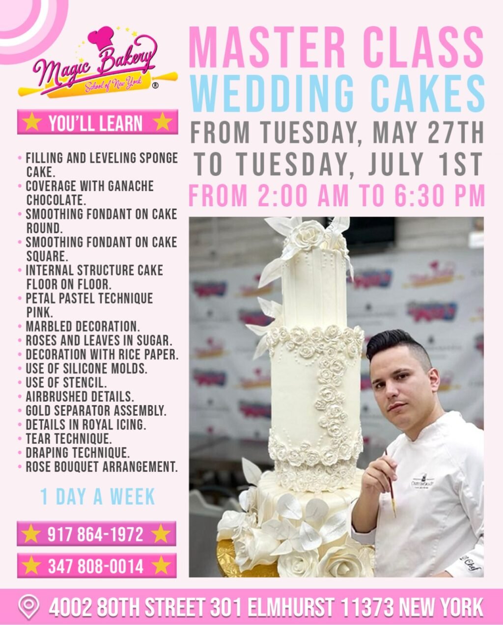 Master Class Wedding Cake en Fondant - Imagen 2