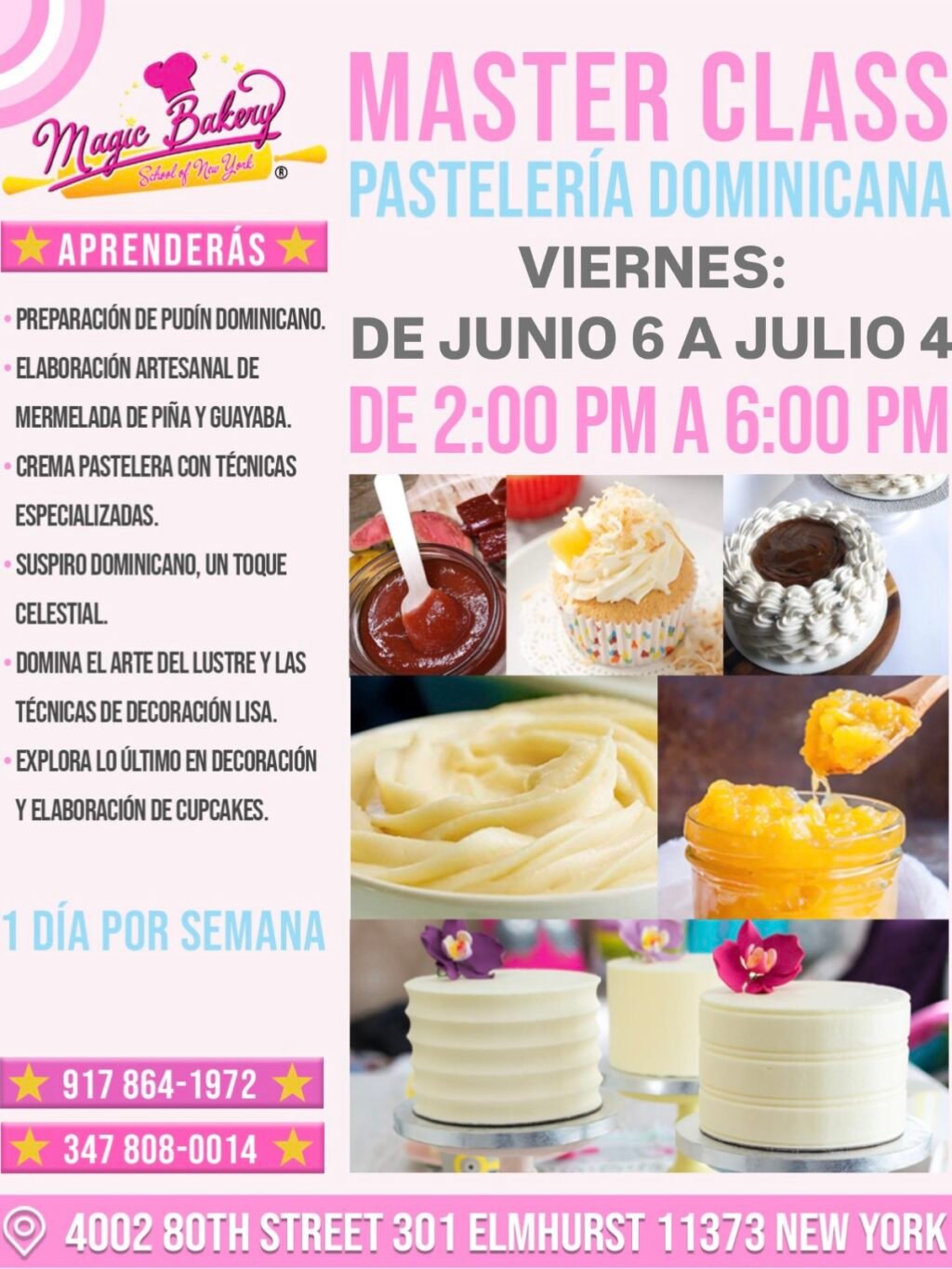 MASTER CLASS DE PASTELERÍA DOMINICANA