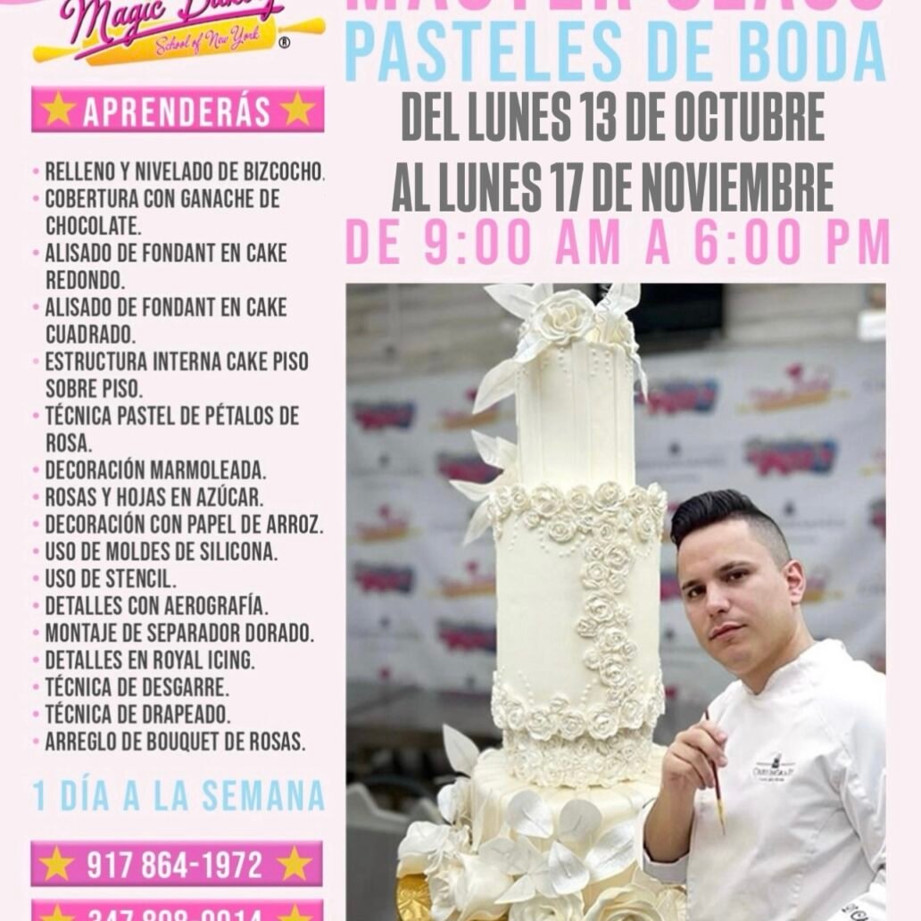 Master Class Wedding Cake en Fondant
