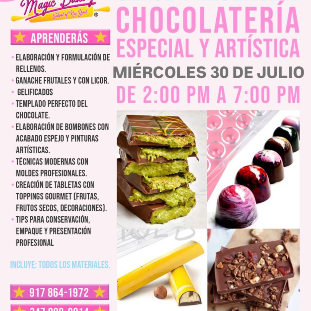 CHOCOLATERÍA ESPECIAL Y ARTÍSTICA