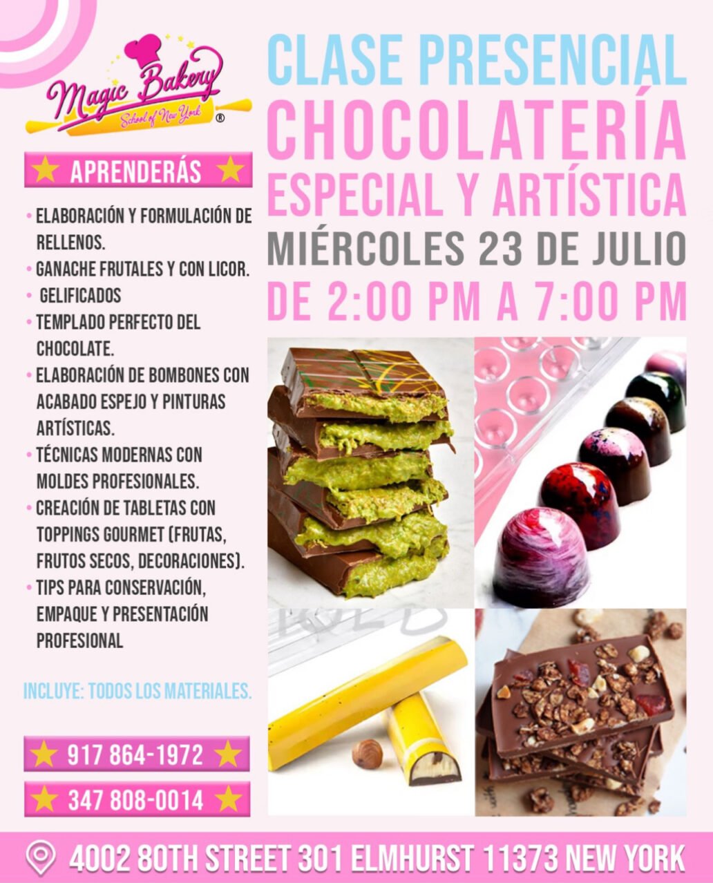 CHOCOLATERÍA ESPECIAL Y ARTÍSTICA