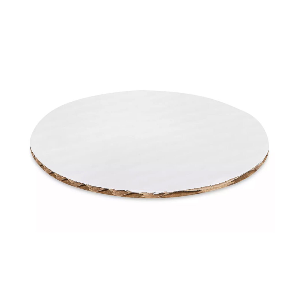 Disco Blanco de Carton de 4 Pulgadas