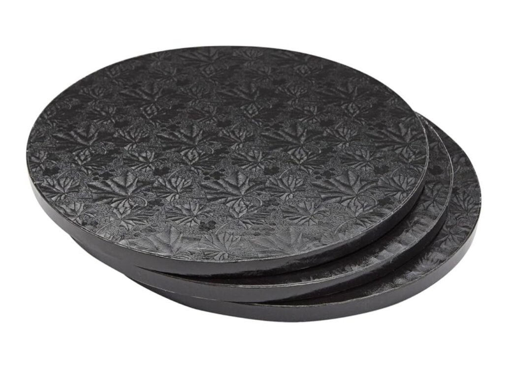 Base Profesional para Tortas – Cake Drum Redondo Negro