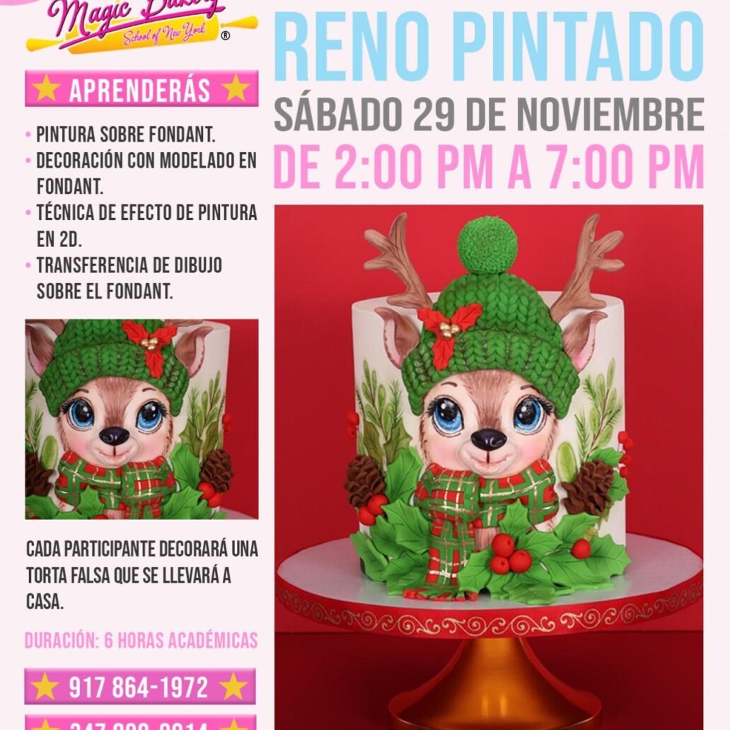 Clase Navidad 2025 Reno Pintado