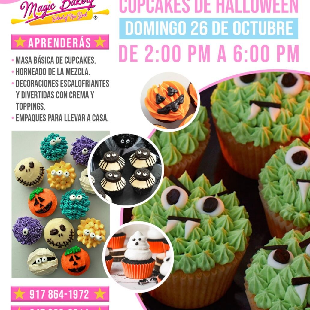 Clase Infantil Especial Cupcakes De Halloween