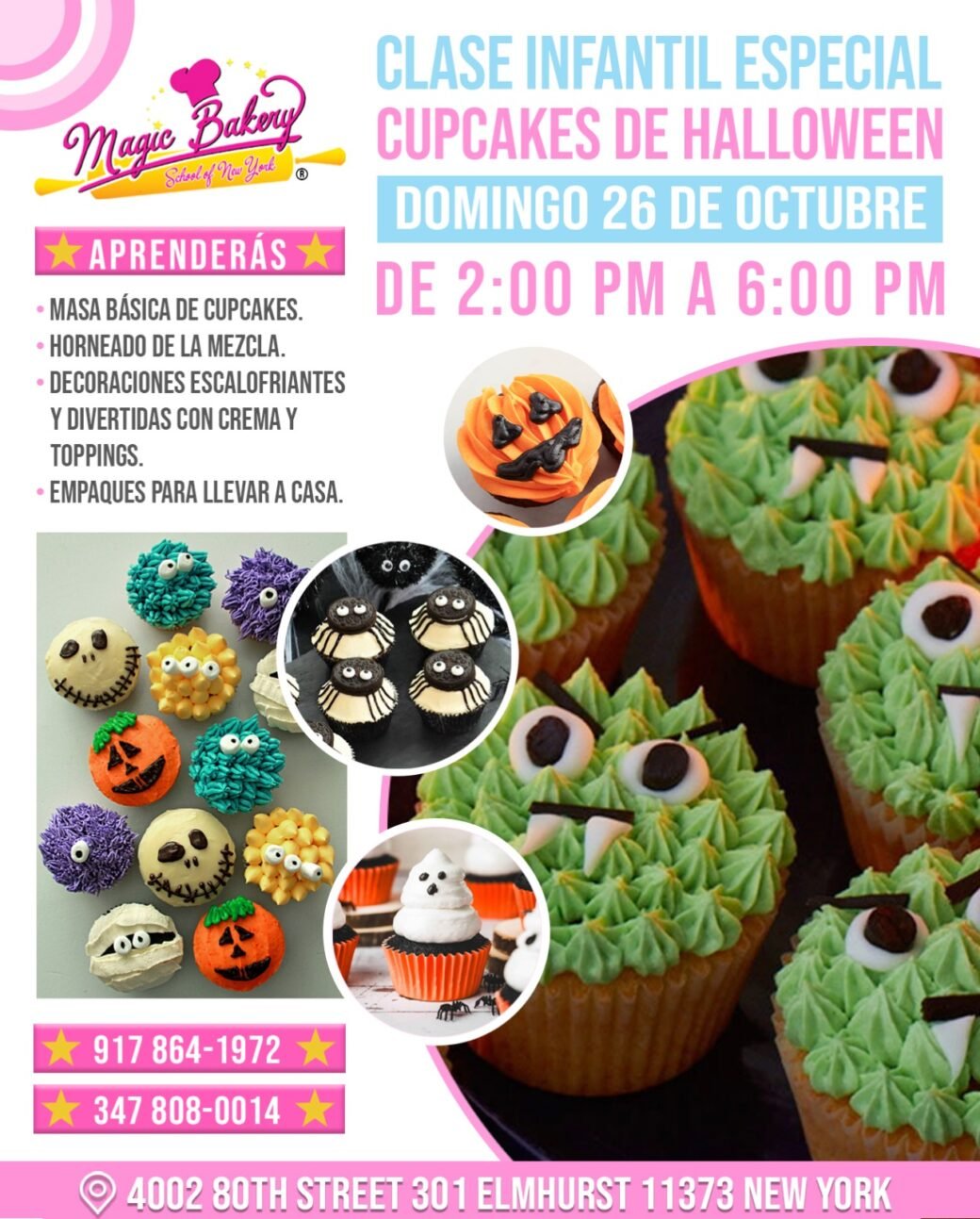 Clase Infantil Especial Cupcakes De Halloween