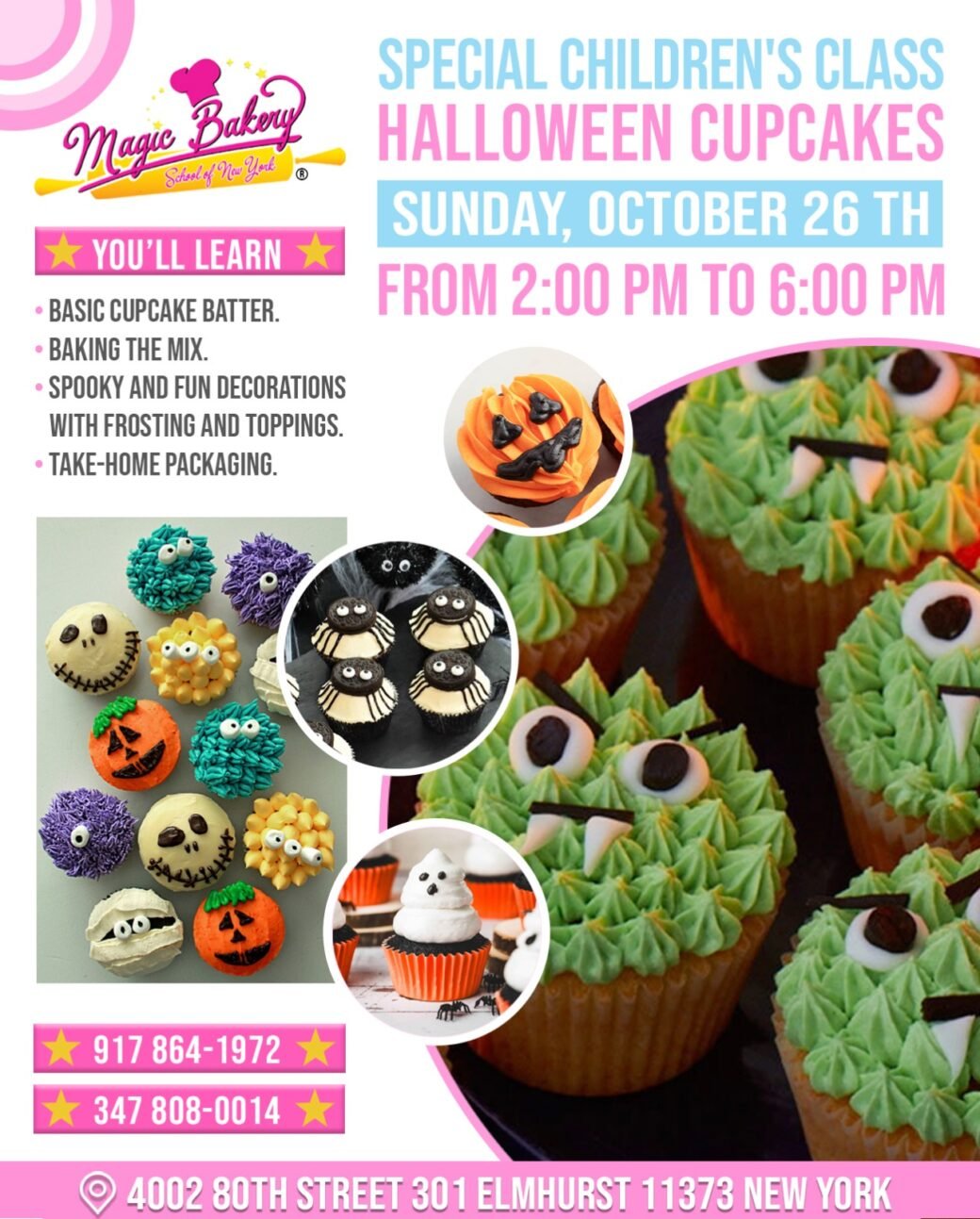 Clase Infantil Especial Cupcakes De Halloween - Imagen 2