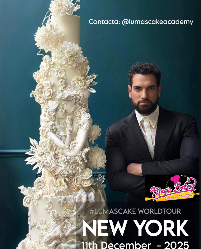🗽 Workshop Internacional Luma’s Cake 💎 Esculturas de Azúcar para Bodas