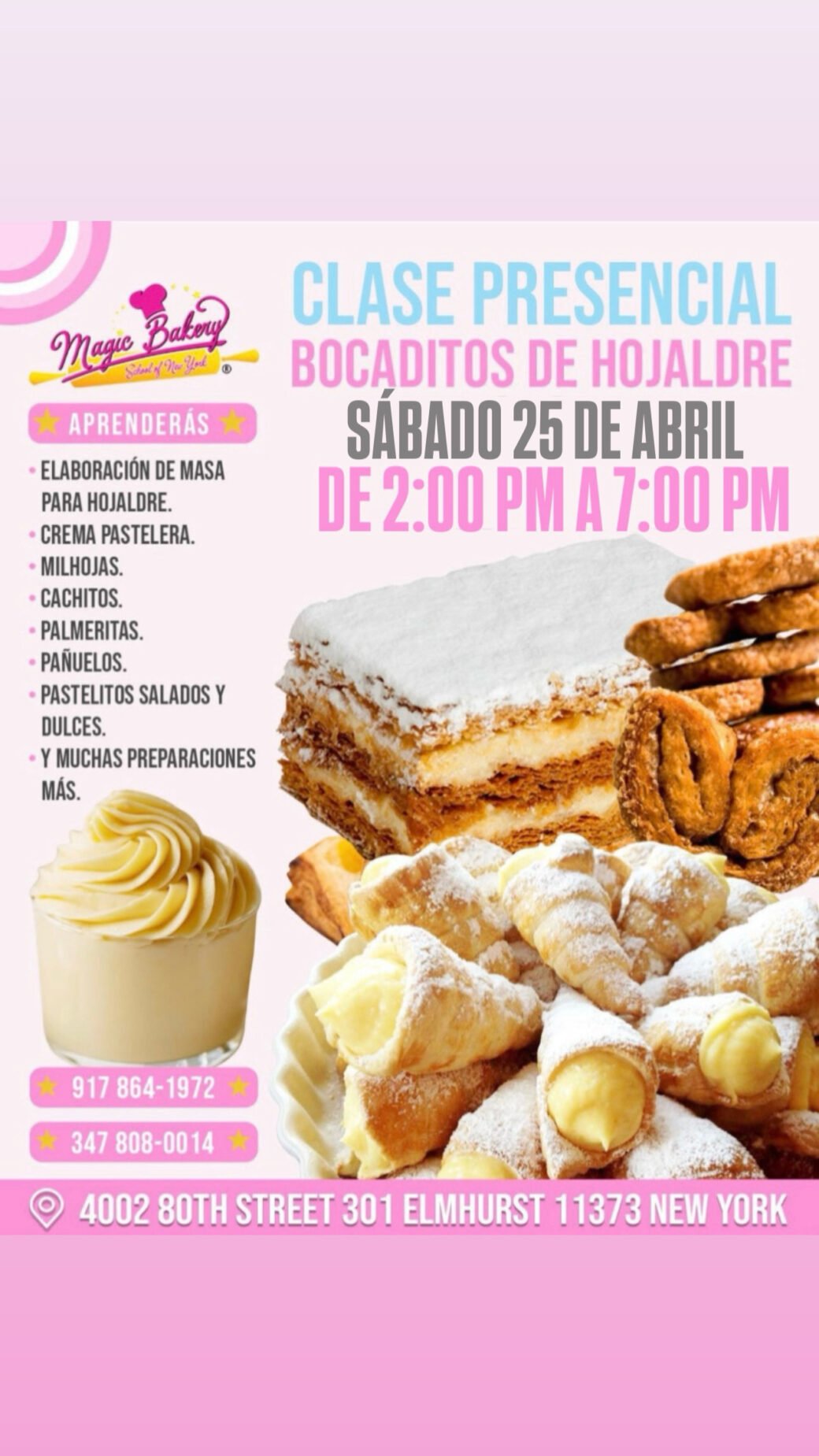 Clase Bocaditos de Hojaldre