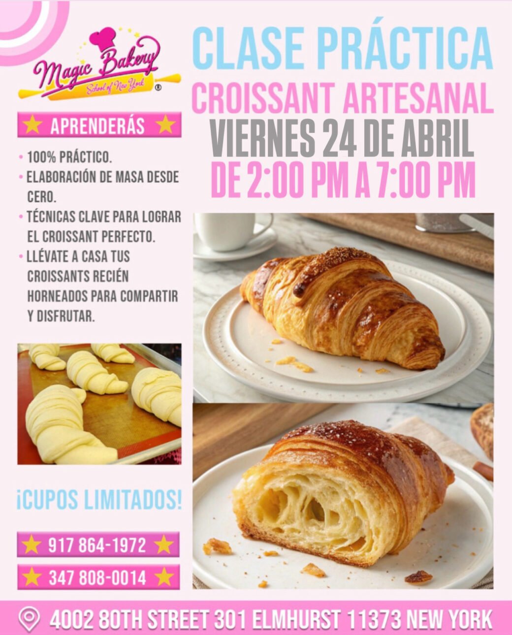 Clase Práctica Croissant Artesanal 🥐✨