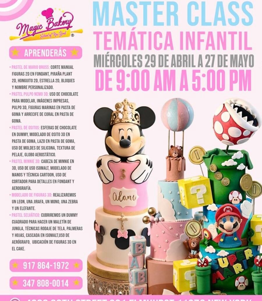 Masterclass Temática de Pasteles Infantiles