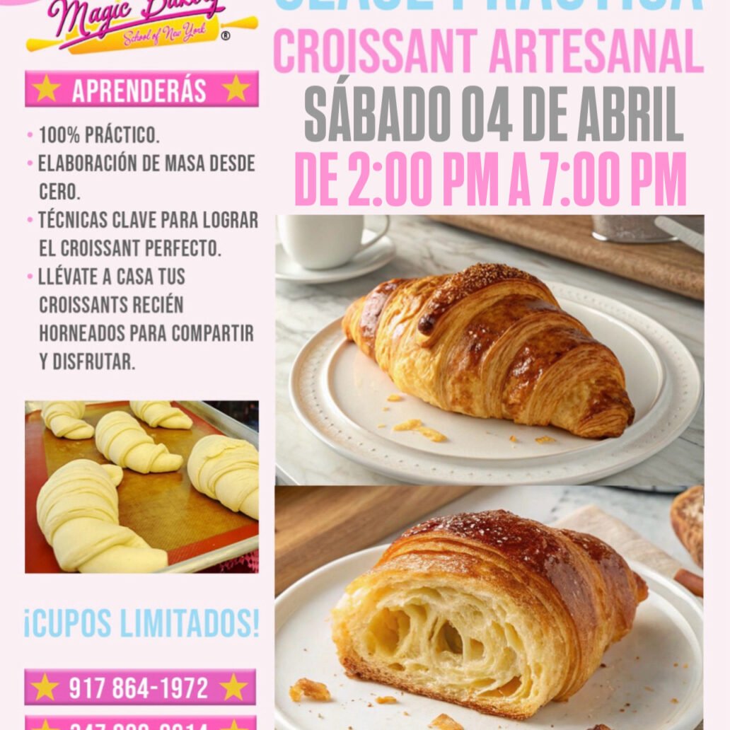 Clase Práctica Croissant Artesanal 🥐✨