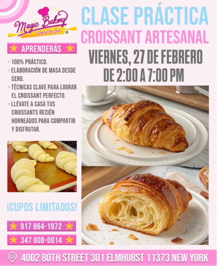 Clase Práctica Croissant Artesanal