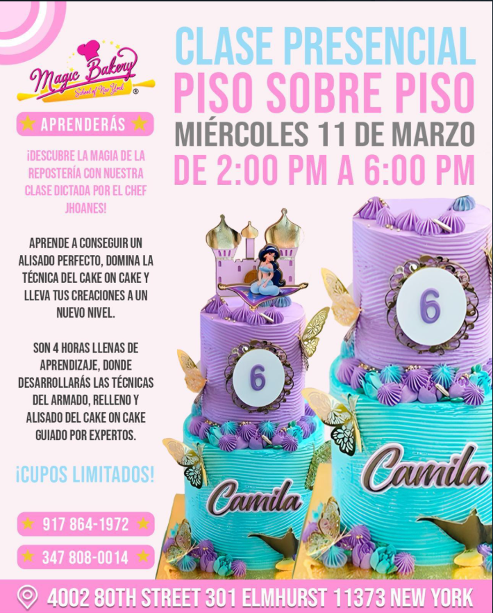 Clase de Cake Piso sobre Piso 😀