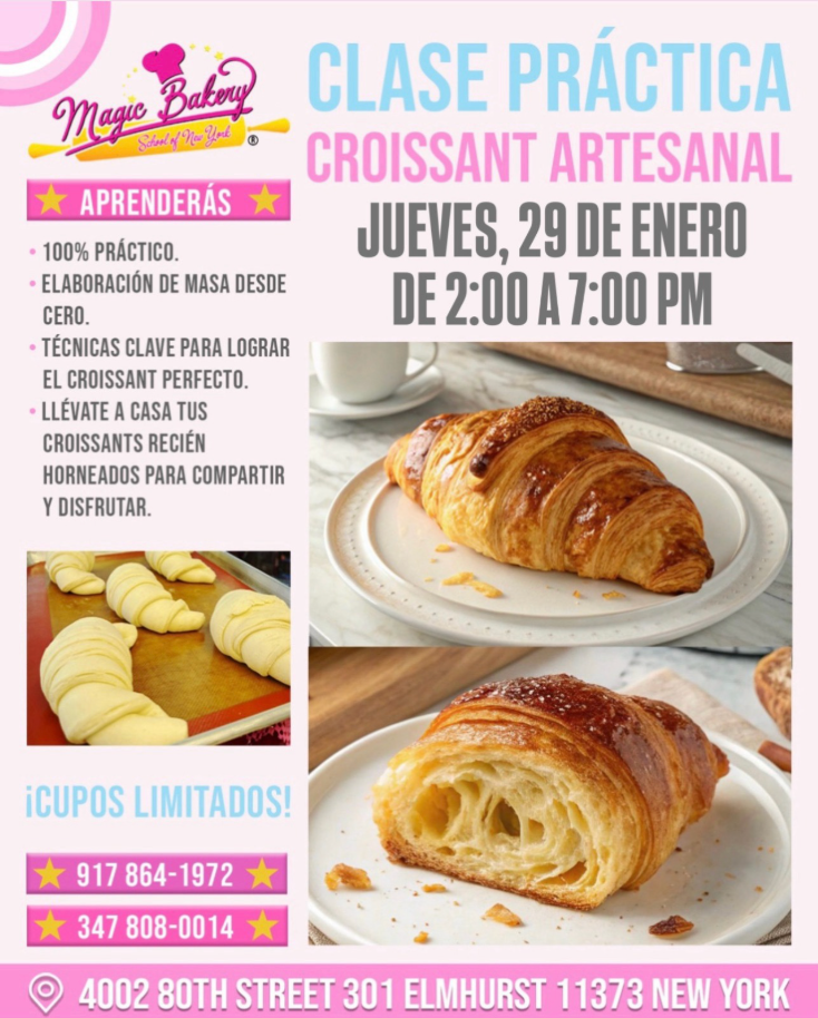 Clase Práctica Croissant Artesanal