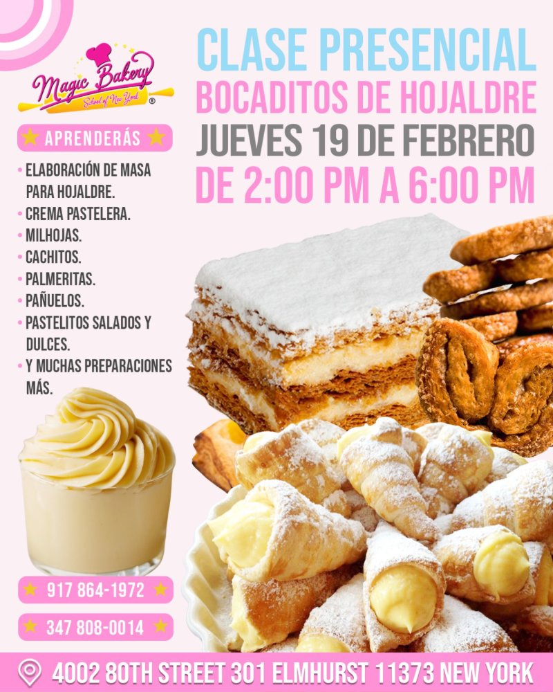 Clase Bocaditos de Hojaldre