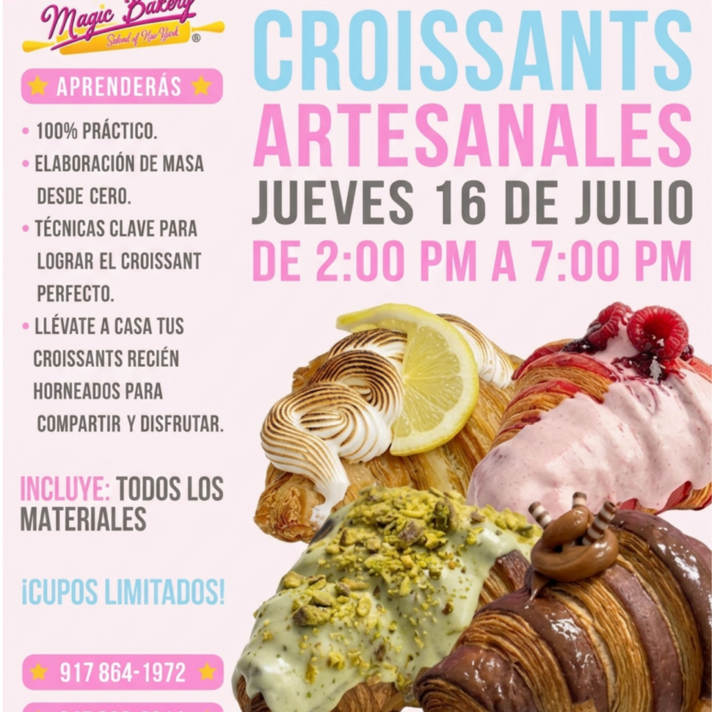 Clase Práctica Croissant Artesanal 🥐✨