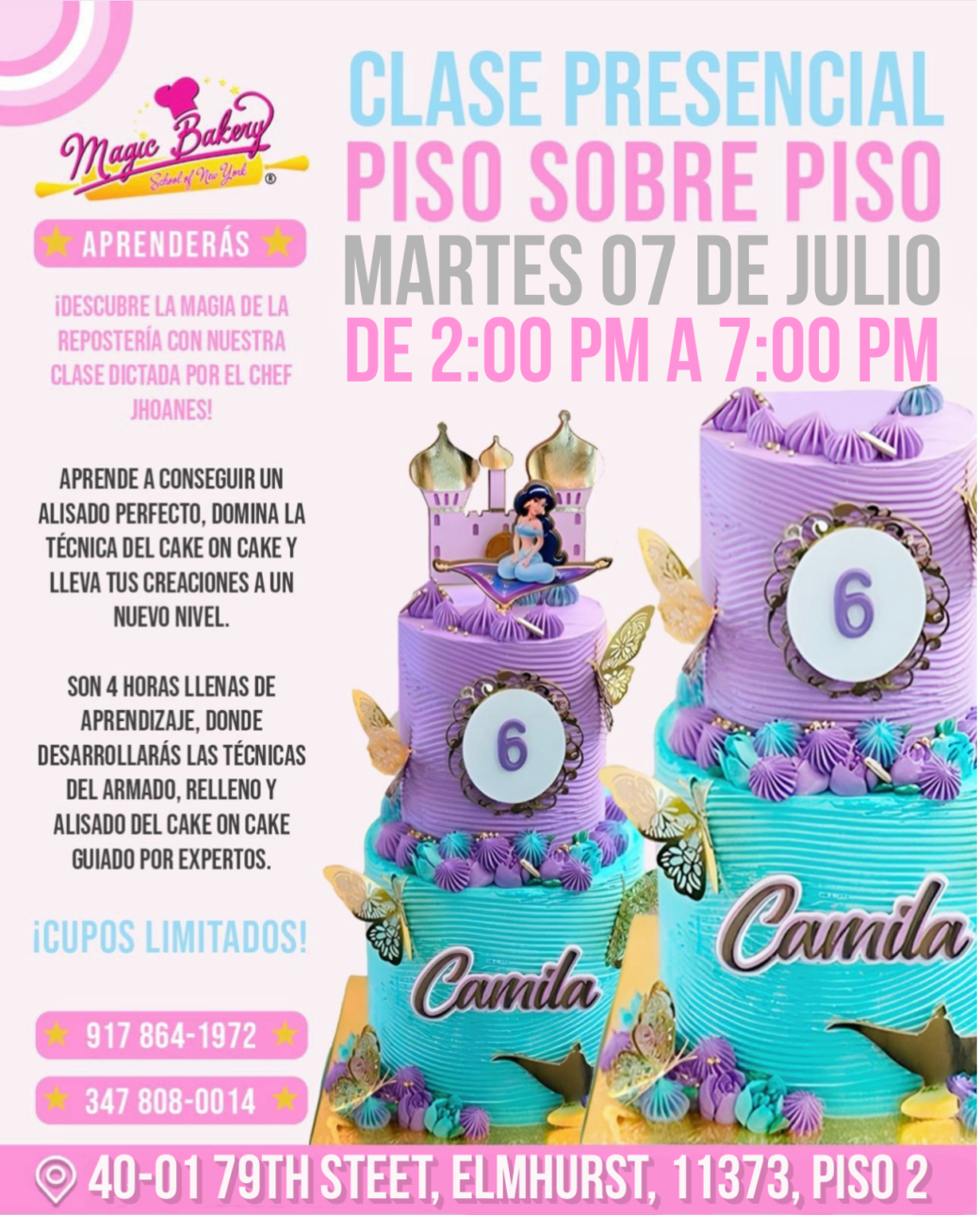 Clase de Cake Piso sobre Piso 😀
