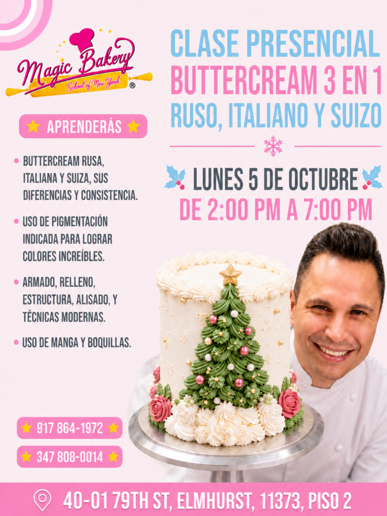 Clase Buttercream 3 en 1 Octubre