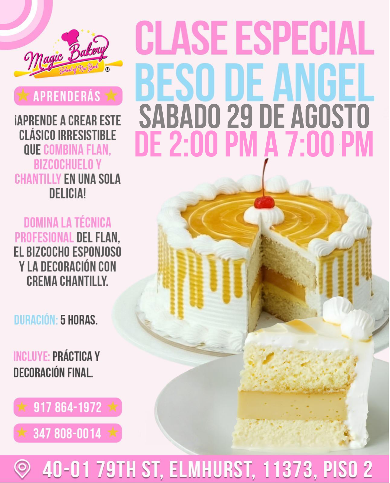 Clase Beso de Ángel Agosto