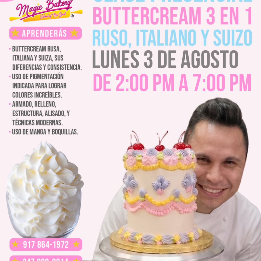 Clase Buttercream 3 en 1