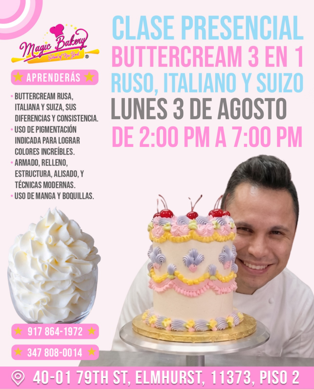Clase Buttercream 3 en 1